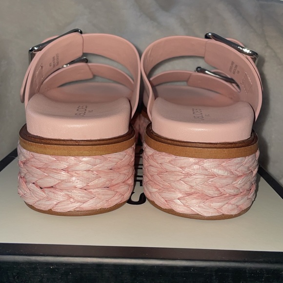 NWT J/SLIDES BONNIE Light Pink Leather Sandal - Picture 9 of 15